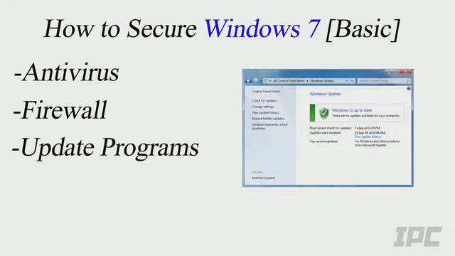 Windows: How to Secure Windows 7 (Basics) смотреть онлайн