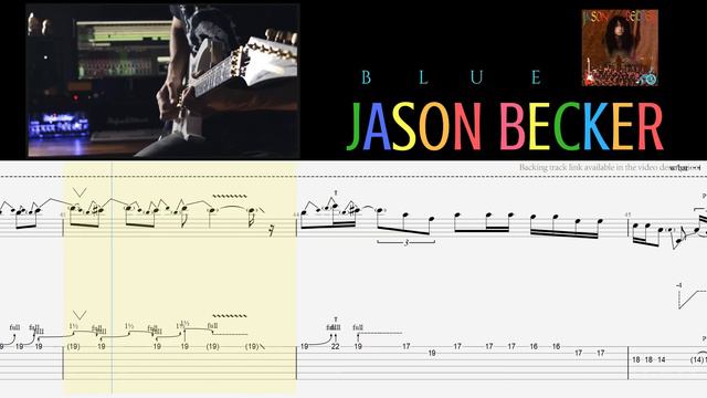 Jason Becker - BLUE - Isolated Guitar Track WITH TABS 🎸 смотреть онлайн