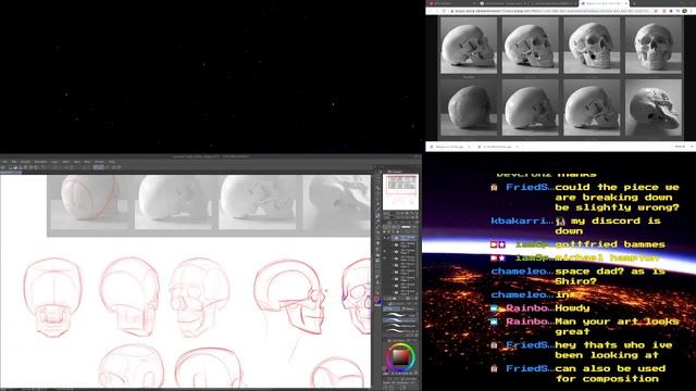 Head/Figure Drawing Class week 3 in Ethan Becker's Discord смотреть онлайн