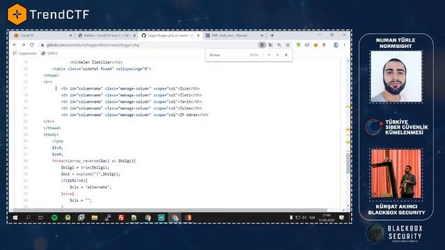 Türkiye Siber Güvenlik Kümelenmesi - Uygulamalı CTF Çözümü Eğitimi - 2 смотреть онлайн