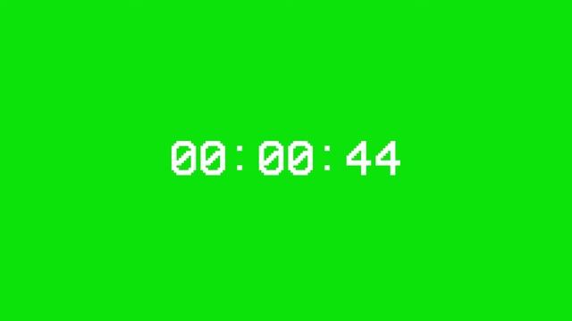 Timer 1 Minute 30 Second Green Screen