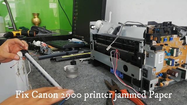 Fix Canon 2900 Printer With Paper Jam