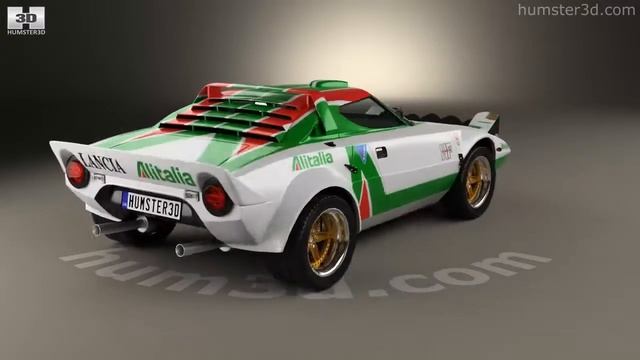 Lancia Stratos Rally 1972 3D model by Hum3D.com смотреть онлайн
