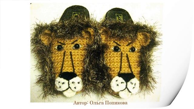 Тапочки мужские. Вязание крючком. смотреть онлайн