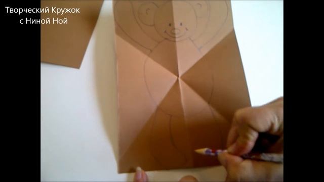 Поделки своими руками. Как Сделать Pop-Up | поп-ап открытку с медвежонком на 14 февраля или 8 марта смотреть онлайн