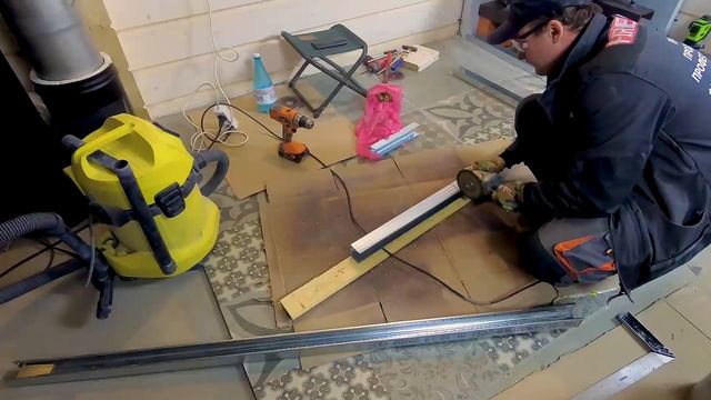 Установка углового камина в деревянном доме | Монтаж каминной топки Romotop и облицовки под ключ!