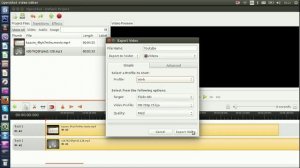 Как сохранить видео в OPENSHOT