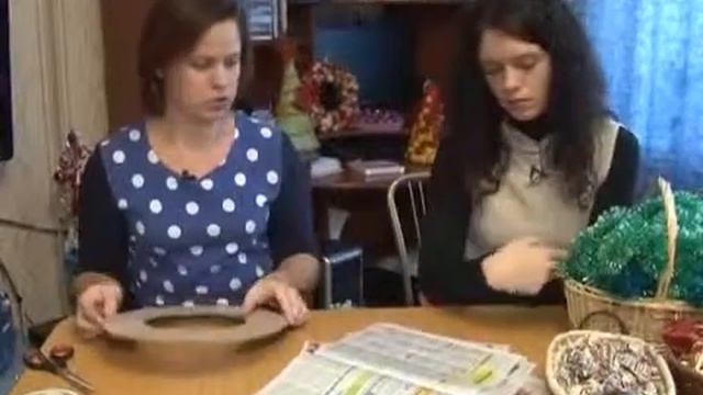 Утро на Енисее Новогодний венок Мастер класс смотреть онлайн