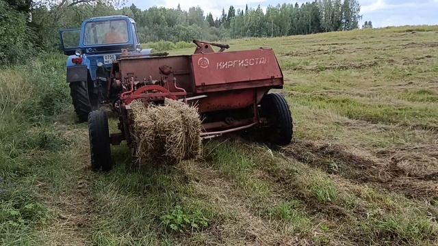 Сенокос 2023 год. Сено. Пресс-подборщик Киргизстан.