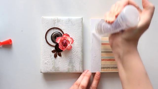 Mixed media notebook cover tutorial for Finnabair CT смотреть онлайн