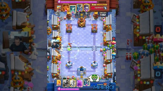 Sparky Elixir Golem Best deck 👈 Alexey Rose Clash Royale смотреть онлайн