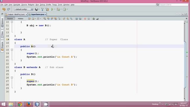 8.11 What is Super Keyword in Java Part 1 смотреть онлайн