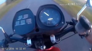 максимальная скорость тюнингованного Иж Юпитер 5 на второй передаче