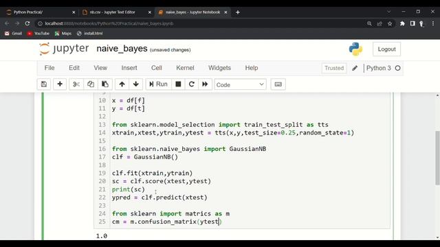 User created dataset with naive_bayes classifier GaussianNB .100% Accuracy ?? смотреть онлайн