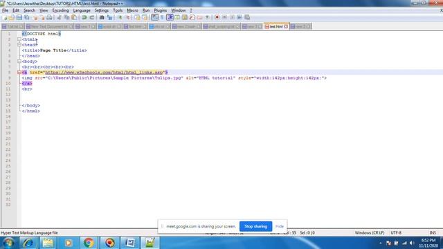 HTML hyperlink link смотреть онлайн