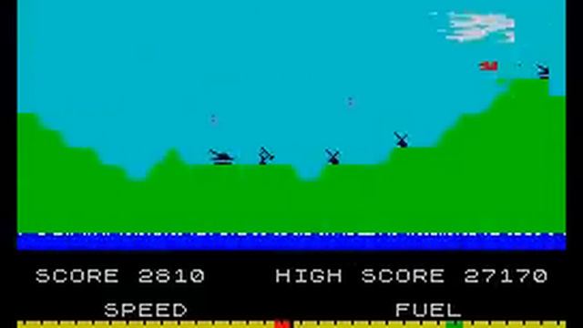 Harrier Attack Walkthrough, ZX Spectrum смотреть онлайн