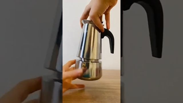 Cafeteira Italiana de Aço Inox para 4 Xícaras! ☕ смотреть онлайн