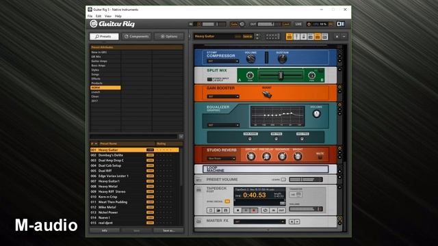 USB Guitar Interface VS M-Audio смотреть онлайн