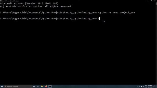 Virtual environments in python with venv module смотреть онлайн