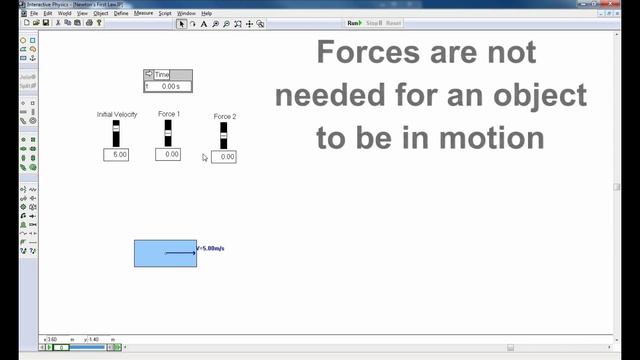 Newton's First Law - Introduction with Simulations смотреть онлайн