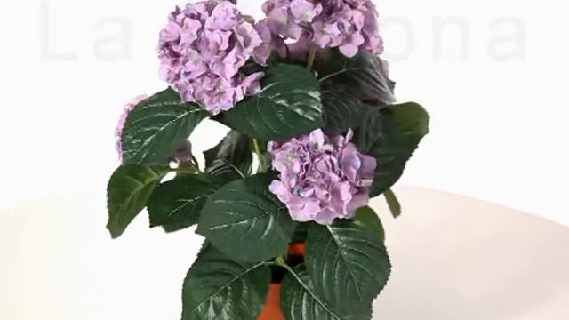 Flores artificiales. Planta flores hortensia artificial lavanda 40 - La Llimona смотреть онлайн