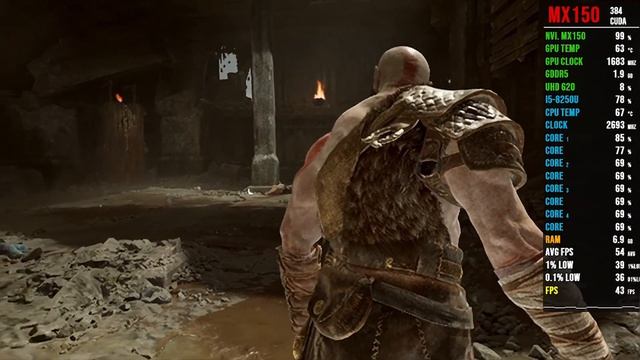 God Of War | MX150 | i5-8250U смотреть онлайн