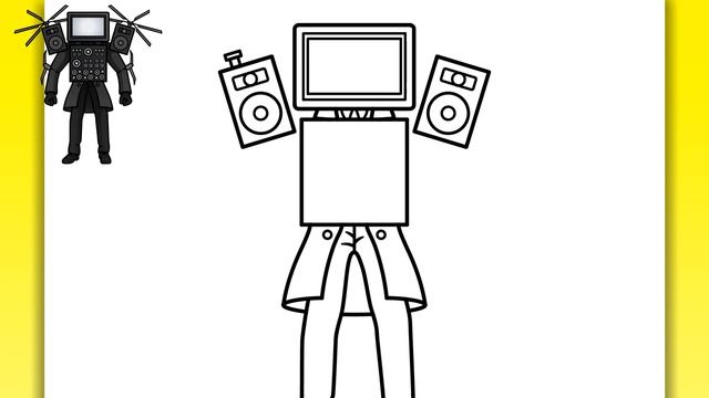 КАК НАРИСОВАТЬ ТВ МЕНА ТИТАНА (Улучшенного) из Скибиди Туалет смотреть онлайн