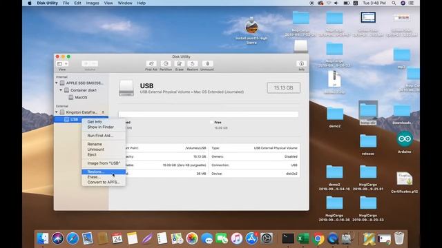 How to restore dmg file to USB using Disk Utility смотреть онлайн