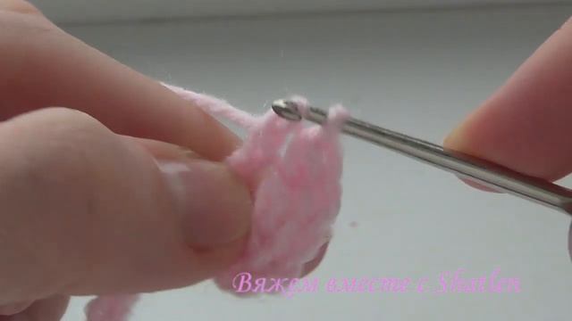 УЧИМСЯ ВЯЗАТЬ КРЮЧКОМ. Столбик с 2 накидами. ЛЕГКО. Мастер-класс для начинающих. Елена Шатохина смотреть онлайн