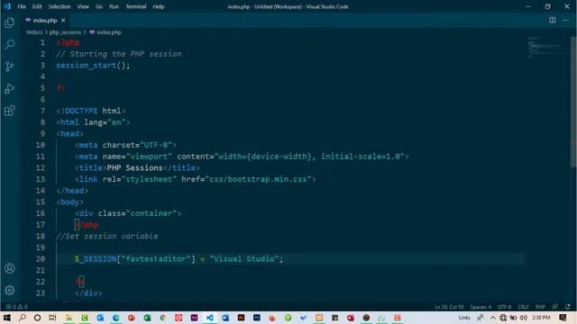 How to Start a Session in PHP | PHP Tutorial | Learn PHP Programming | PHP for Beginners смотреть онлайн