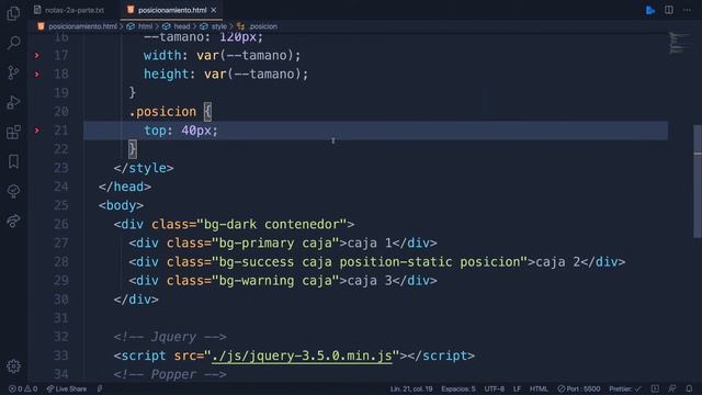 Curso Bootstrap - Posicionamiento relative y absolute смотреть онлайн