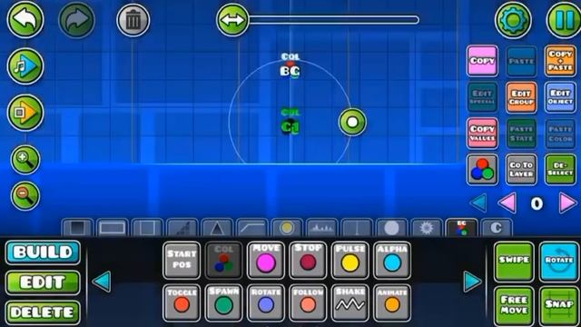 Как быстро поменять цвет фона и пола в geometry bash ( GD ) смотреть онлайн