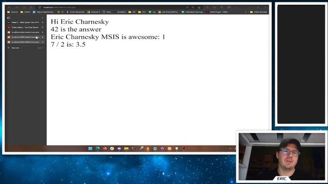CIS 2454 - Web Systems Development ( PHP / Java ) - Chapter 2 - Variables, operators, and filtering смотреть онлайн