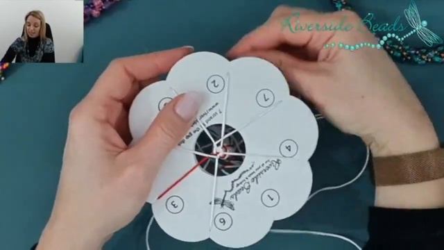 7 Strand Kumihimo Braid Tutorial смотреть онлайн