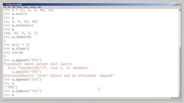 Python #2 - Списки и кортежи смотреть онлайн