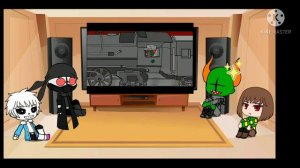 Undertale реагирует на Madness combat/Gacha club/animation/ + Хэнк и Трикки