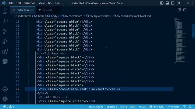 Html And CSS Only Chess Board Tutorial смотреть онлайн