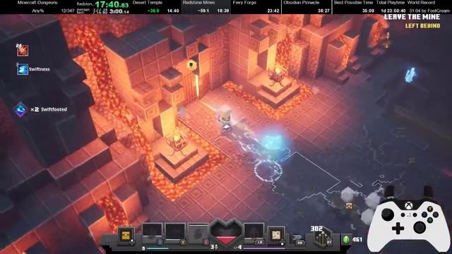 Minecraft Dungeons Any% Speedrun (Version 1.3) in 34:28 смотреть онлайн