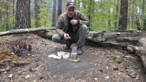 часть 2я.Пиролизная печка щепочница из старого китайского термоса.