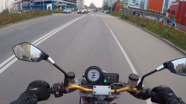 Покатушки Ducati Monster 900 Kawasaki Z1000 смотреть онлайн