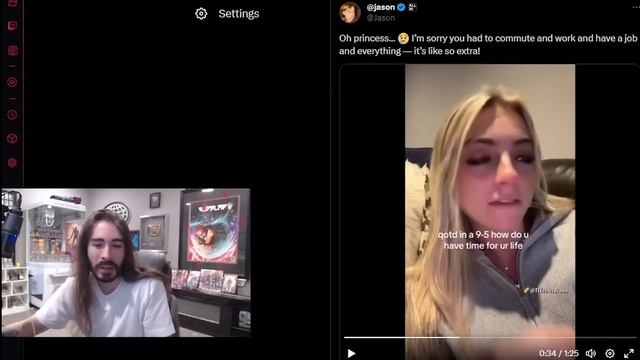 Gen Z Girl Gets Attacked On Twitter In A Insane Way | Moistcr1tikal reacts смотреть онлайн