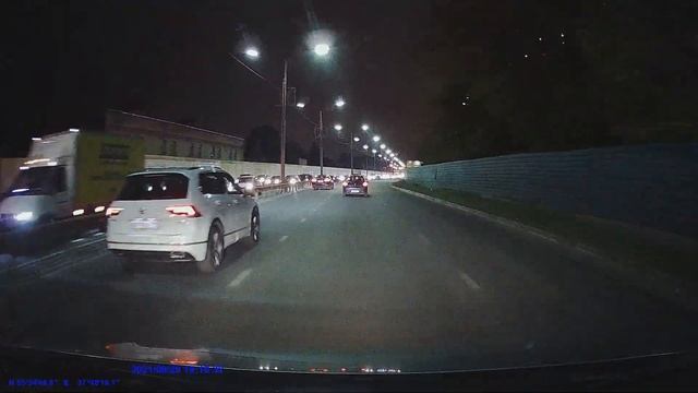 TrendVision X1 Max - ночная запись. Фронтальная камера.