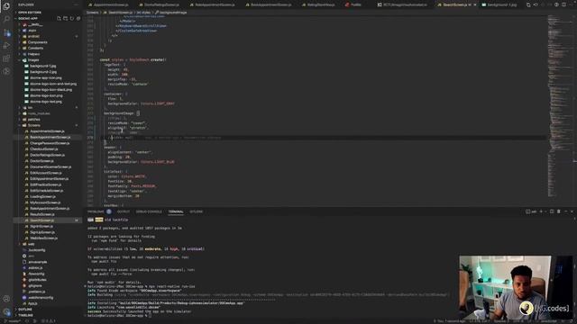 Fixing code/bugs in mobile app / React Native! Late night coding session! смотреть онлайн