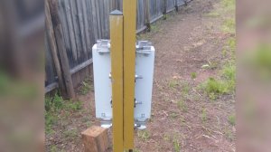 Замутил хитрую трубостойку для ввода электричества(ВРУ) своими руками