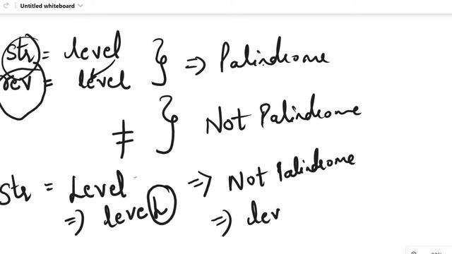 Palindrome string in JAVA смотреть онлайн