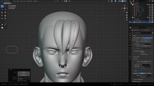 Sculpting Sung Jin-Woo From Solo Leveling | Blender 3D