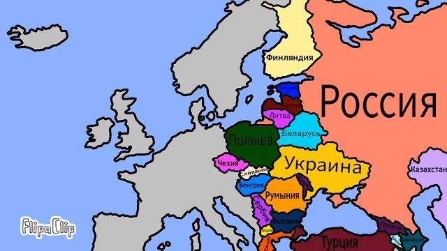 политическая карта Европы смотреть онлайн