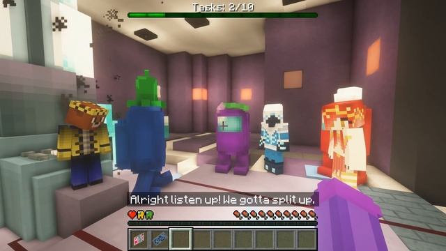 Minecraft but Among Us Custom Hearts смотреть онлайн