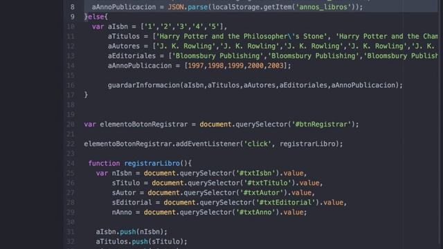4. Modificar valores de local storage desde formulario смотреть онлайн