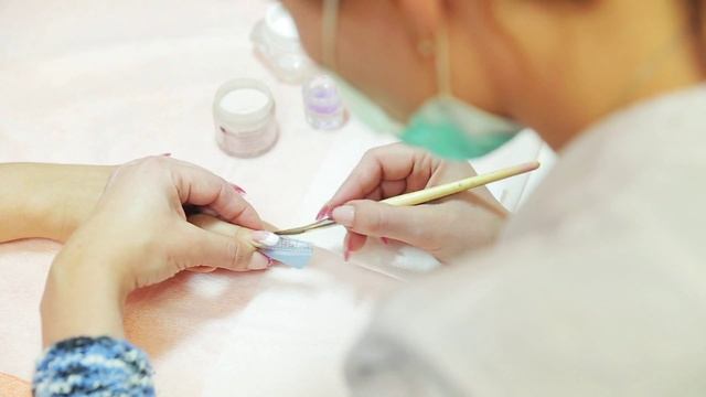 Наращивание ногтей акрилом смотреть онлайн